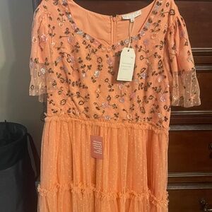 NWT Ivy City Co Milan Dress in Sorbet 1X